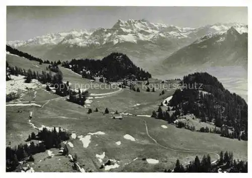 AK / Ansichtskarte  Les Agites 1500m Villeneuve VD Alpenpanorama