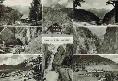 AK / Ansichtskarte  Ramsau Dachstein Steiermark AT Silberkarhuette Berghaus Alpen Schlucht Wasserfall Gebirgspanorama Dachsteingebirge