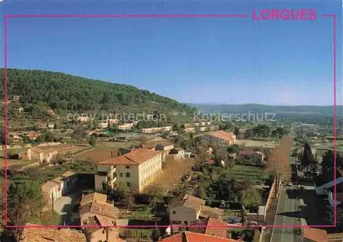 AK / Ansichtskarte  Lorgues 83 Var Vue générale Route de Draguignan Notre-Dame des Anges