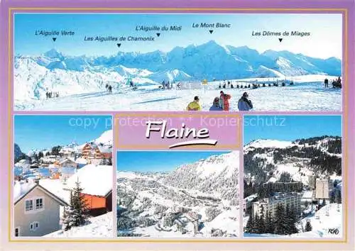 AK / Ansichtskarte  Flaine Station d'hiver Chaîne du Mont Blanc