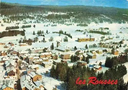 AK / Ansichtskarte  Les Rousses Saint-Claude 39 Jura Vue aérienne en hiver