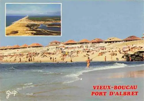 AK / Ansichtskarte  Vieux-Boucau-les-Bains 40 Landes Port d'Albert Plage de l'Océan vue aérienne