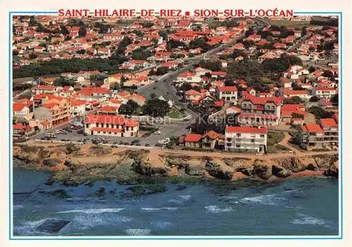 AK / Ansichtskarte  Saint Hilaire de Riez Sion sur l'Océan vue aérienne