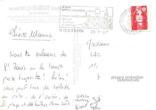 AK / Ansichtskarte  Ile d Oleron 17 Charente-Maritime Les cabanes d'ostréiculteurs et le port de la Cotinière Phare