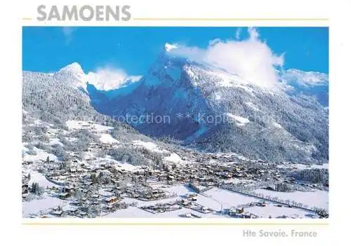 AK / Ansichtskarte  Samoens 74 Haute-Savoie Vue aérienne Station de sports d'hiver du Grand Massif