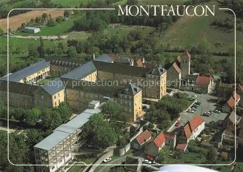 AK / Ansichtskarte  Montfaucon 46 Lot Centre d'hospitalisation médicale vue aérienne