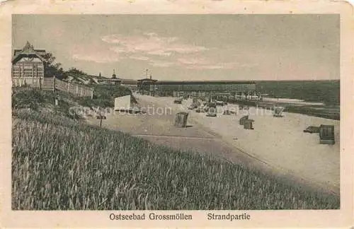 AK / Ansichtskarte  GROssMoeLLEN GROss-MoeLLEN Ostseebad Pommern Mielno PL Strandpartie