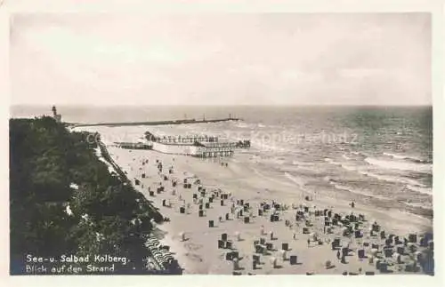 AK / Ansichtskarte  Kolberg  Ostseebad KOLOBRZEG PL Strandblick