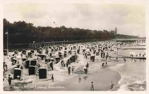 AK / Ansichtskarte  Kolberg  Ostseebad KOLOBRZEG PL Strandleben