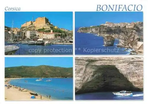 AK / Ansichtskarte  Bonifacio 2A Corse du Sud Kuestenpanorama Hafen Festung Strand Bucht