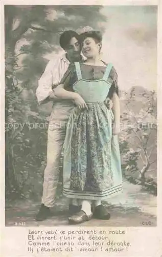 AK / Ansichtskarte  Foto CLC Nr. 2.037 Frau Mann Tracht 