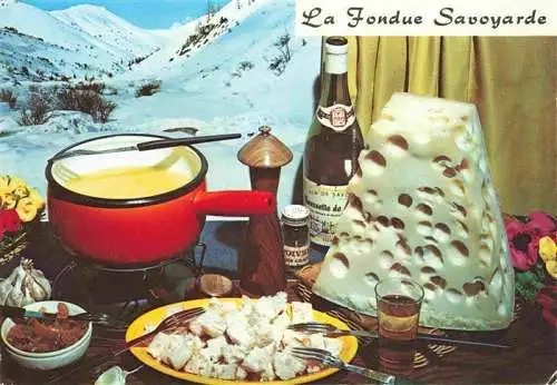 AK / Ansichtskarte  Rezept Recette-- Fondue Savoyarde