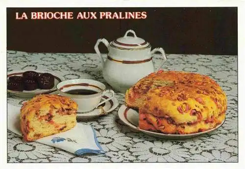 AK / Ansichtskarte  Rezept Recette-- la Brioche aux Pralines Neris les Bains