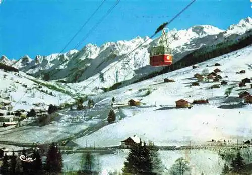 AK / Ansichtskarte  Seilbahn Cable-Car Telepherique la Glusaz Hte Savoie