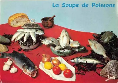 AK / Ansichtskarte  Rezept Recette-- la Soupe de Poissons