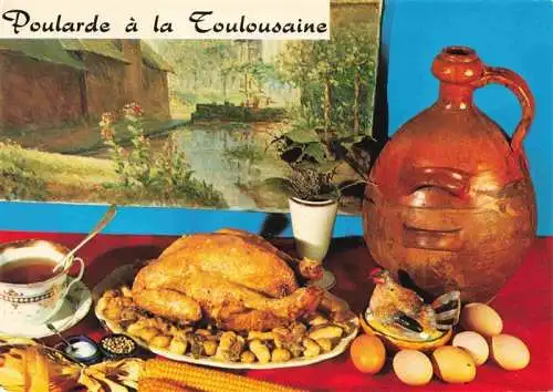 AK / Ansichtskarte  Rezept Recette-- Poularde a la Toulousaine