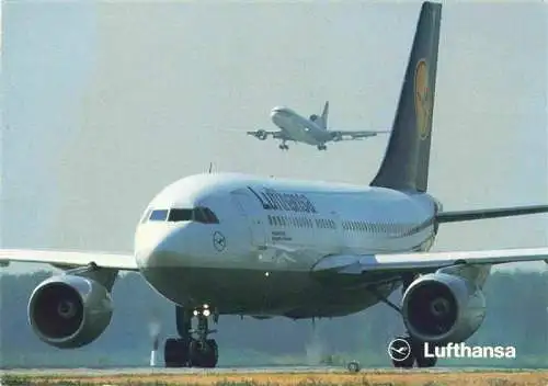 AK / Ansichtskarte  Flugzeuge Zivil Lufthansa Airbus A310 200