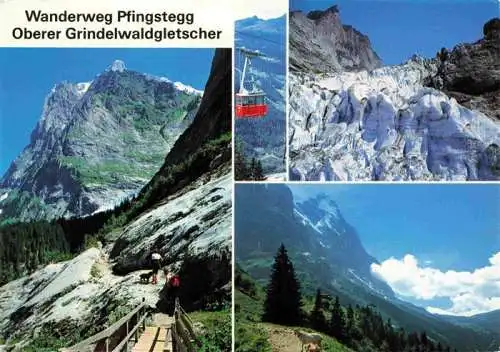 AK / Ansichtskarte  Gletscher Glacier Glaciar Ghiacciaio-- Grindelwald Pfingsteggbahn Eiger Wetterhorn