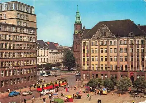 AK / Ansichtskarte  Strassenbahn Tramway-- Wroclaw Breslau Polen