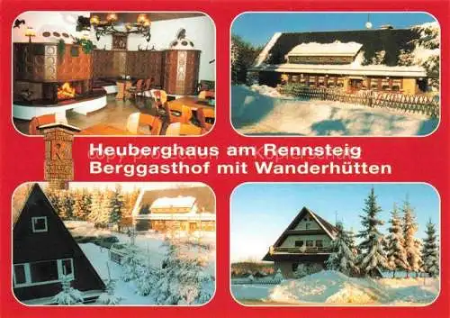 AK / Ansichtskarte  Friedrichroda Thueringen Heuberghaus am Rennsteig Berggasthof im Winter