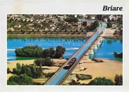 AK / Ansichtskarte  Briare-le-Canal 45 Loiret Le pont canal vue aérienne