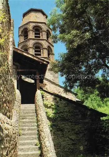 AK / Ansichtskarte  Lavaudieu Ancienne Abbaye de Bénédictines XIIe siècle clocher octogonal