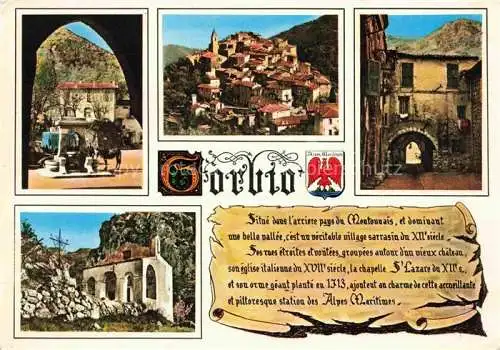 AK / Ansichtskarte  Gorbio NICE 06 Alpes-Maritimes Diverses vues du pittoresque village