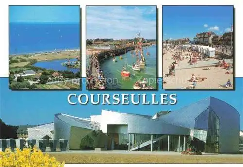 AK / Ansichtskarte  Courseulles-sur-Mer 14 Calvados Panorama Strand Moderne Architektur