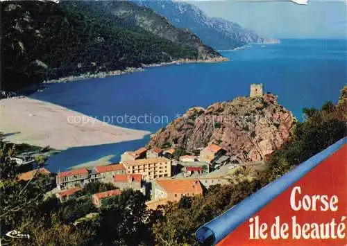 AK / Ansichtskarte  Porto  Golfe de Corse Vue générale Ile de beauté