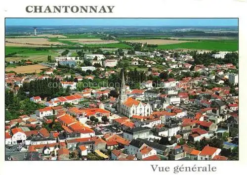 AK / Ansichtskarte  Chantonnay Vue générale aérienne