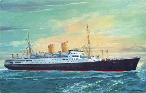 AK / Ansichtskarte  Dampfer Oceanliner Norddeutsche Lloyd Bremen MS Berlin