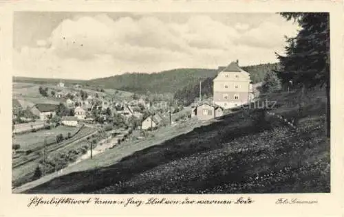 AK / Ansichtskarte  Tanne Harz Blick von der warmen Bode