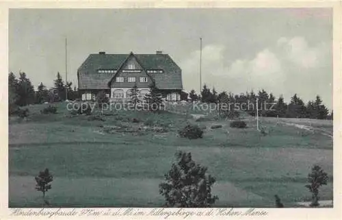 AK / Ansichtskarte  Hindenburgbaude 975m Adlergebirge Glatz Klodzko PL An der Hohen Mense