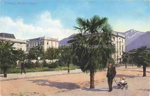 AK / Ansichtskarte  LOCARNO Lago Maggiore TI Via delle Palme