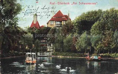 AK / Ansichtskarte  Ellerbeck KIEL Am Schwanensee