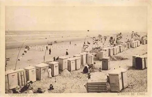 AK / Ansichtskarte  JUIST Nordseebad Strand bei Ebbe