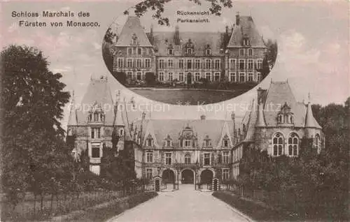 AK / Ansichtskarte  Marchais LAON 02 Aisne Schloss Marchais Rueckansicht