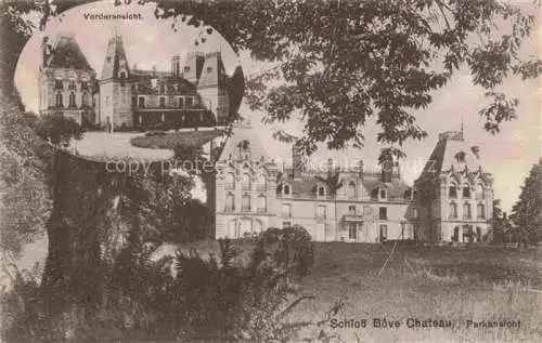 AK / Ansichtskarte  Bove Chateau de la Bove Bouconville-Vauclair LAON 02 Aisne Schloss Vorderansicht und Parkansicht