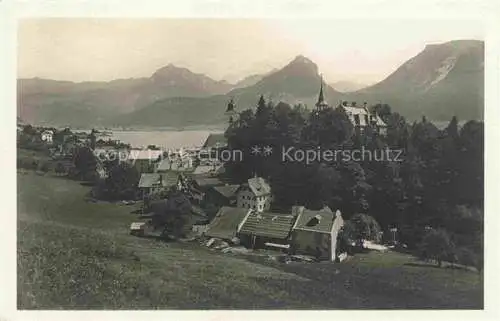 AK / Ansichtskarte  ST WOLFGANG  Wolfgangsee Oberoesterreich AT Blick vom Kalvarienberg