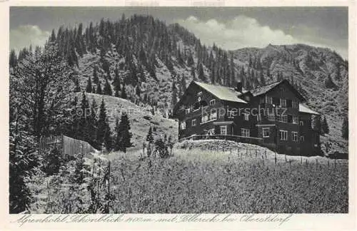 AK / Ansichtskarte  OBERSTDORF Alpenhotel Schoenblick mit Sollereck