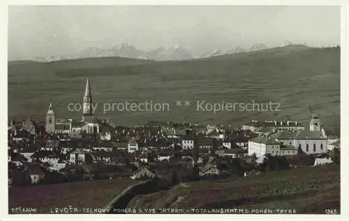 AK / Ansichtskarte  Levoca Leutschau SK Panorama Kirche