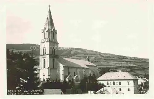 AK / Ansichtskarte  Gelnica Goellnitz Slovakia Kath Kirche