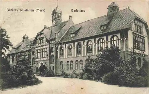 AK / Ansichtskarte  Beelitz Mark Brandenburg Badehaus