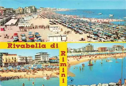 AK / Ansichtskarte  Rivabella Rimini IT Kuestenpanorama Strand