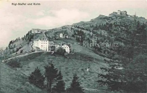 AK / Ansichtskarte  Rigi Staffel SZ und Kulm