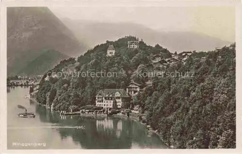 AK / Ansichtskarte  Ringgenberg Brienzersee Interlaken BE Panorama Blick auf den See Hotel am See