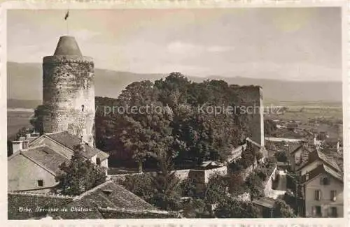 AK / Ansichtskarte  Orbe VD Terrasse du château Schloss