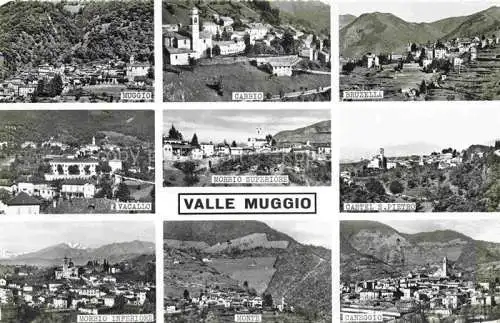 AK / Ansichtskarte  Valle Muggio TI und Umgebung Muggio Cabbio Bruzella Vacallo Morbio Castel San Pietro Monte Caneggio