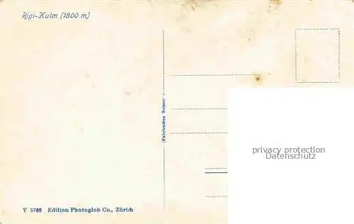 AK / Ansichtskarte  Rigi Kulm 1798m SZ Berghotel
