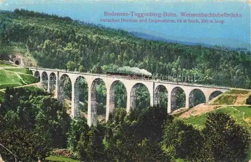 AK / Ansichtskarte  Degersheim  SG Weissenbachtobelbruecke Bodensee-Toggenburg-Bahn